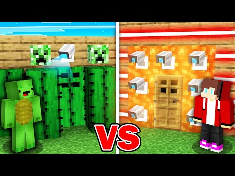 mikey_turtle - JJ Security Base vs Mikey Security Base Survival Battle in Minecraft - Maizen