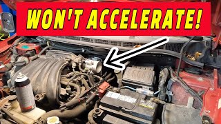 CUSTOMER STATES: CAR WON'T ACCELERATE! HOW TO REPLACE A NISSAN VERSA THROTTLE BODY