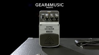 Video thumbnail for Behringer UO300 Ultra Octaver Pedal | Gear4music demo by Gear4music Guitars