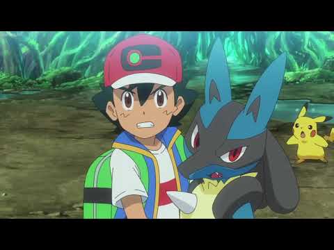mewtwo vs lucario and cinderace pokemon journeys english sub