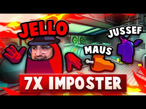 7x IMPOSTER IN AMONG US 3D + WINS!😍 mit Maus, Jussef, Danny, Mcky & Co. 🔥