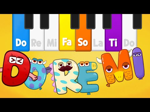 Do re mi fa so la ti do for kids - Music education song for kindergarten ! ZooZooSong