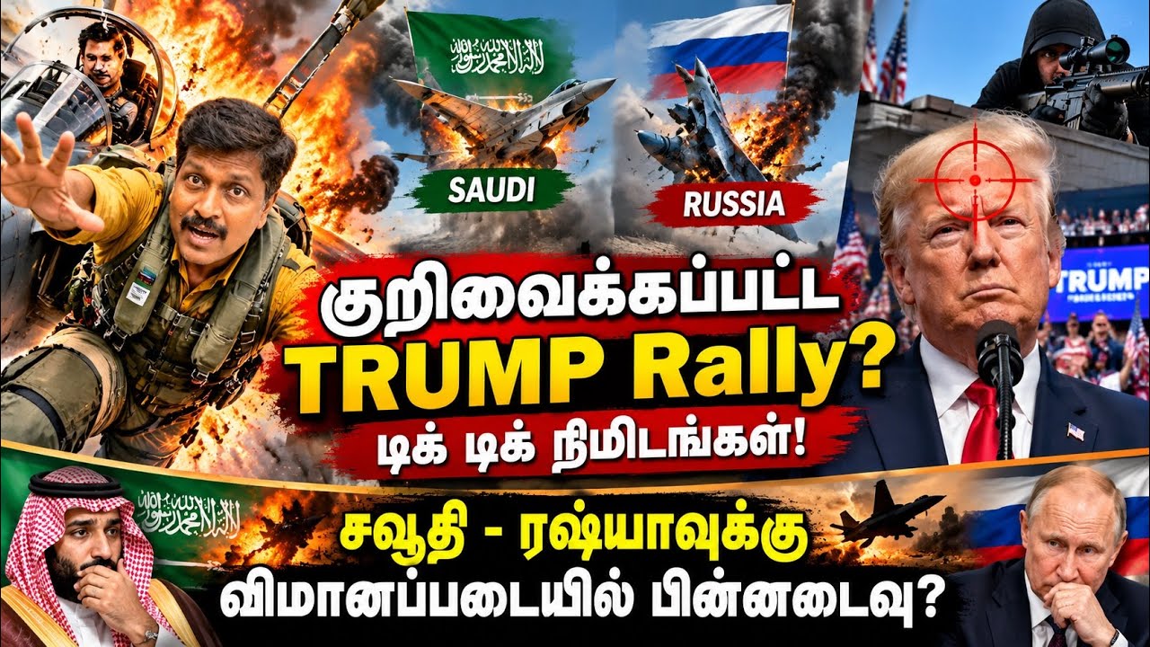 Trump Rally Targeted? Ticking Clock! | Saudi & Russian Fighter Jets in Trouble? Ravikumar Somu