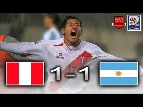 Peru 1-1 Argentina | Clasificatorias Sudafrica 2010