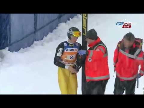 Peter Prevc - 225.5 m Fall - Oberstdorf 2012