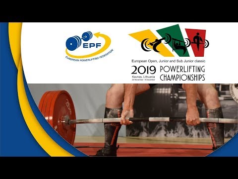 Open Men, 93 kg - European Classic Open, Jr & S-Jr Powerlifting Championships 2019