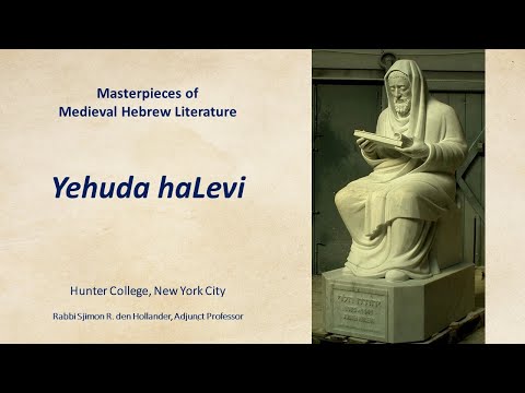 Yehuda haLevi, His Life and Thought