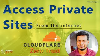 Access your private sites from the internet via Cloudflare Zero Trust Tunnel #cloudflare #zerotrust