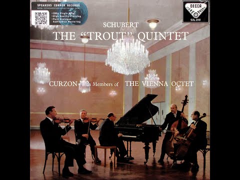 Curzon, Vienna Octet - Schubert - The "Trout" Quintet (1958) Vinyl, stereo