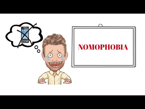 English Tutor Nick P Word Origins (293) Nomophobia  - Animated