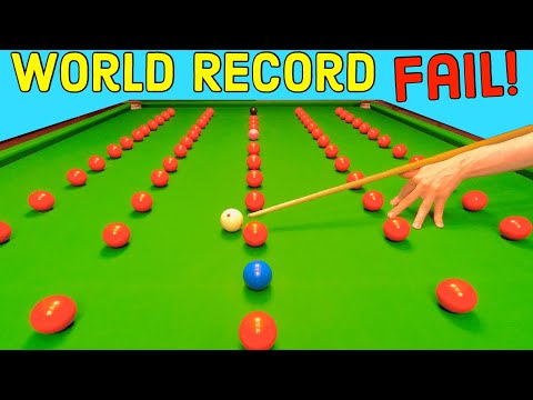 Snooker Break World Record 147+ Headcam Attempt