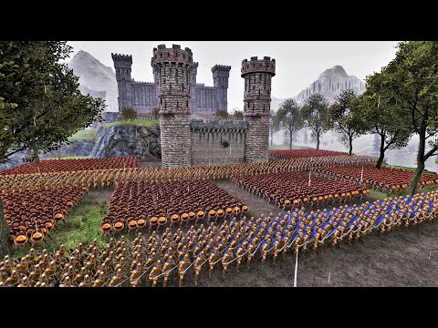 Spartans, Golden Knights and Archers VS Evil Of the Night - Ultimate Epic Battle Simulator