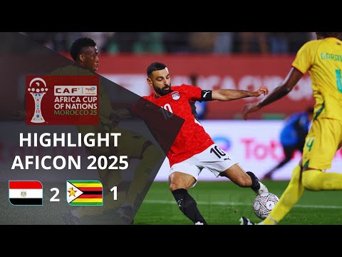 Egypt vs Zimbabwe 2-1 Highlights | Africa Cup of Nation 2025 #footballfacts #soccer #worldcup