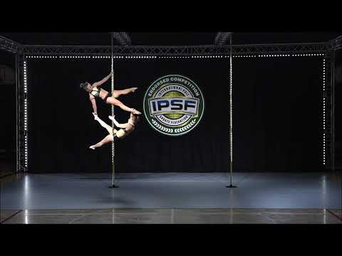 Mistrzostwa Polski PoleSport IPSF2019-ANITA KALEWSKA&ALEKSANDRA SADOWSKA - I miejsce Elite Duety d/d