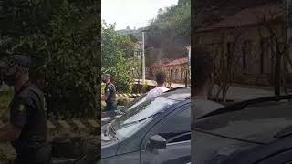 VEJA VÍDEO: Deslizamento de terra destrói imóveis históricos em Ouro Preto(MG)