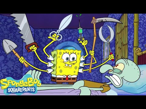 Curing Squidward Sickness! | Episode Squidward's Sick Daze | Season 13 | SpongeBob Squarepants 2021