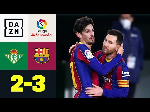 Traumtor zur Premiere! Barcas Joker retten den Sieg: Real Betis - FC Barcelona 2:3 | LaLiga | DAZN