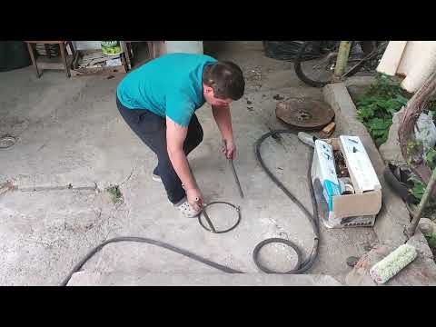 Сделал подставку под казан и диск для жарки.