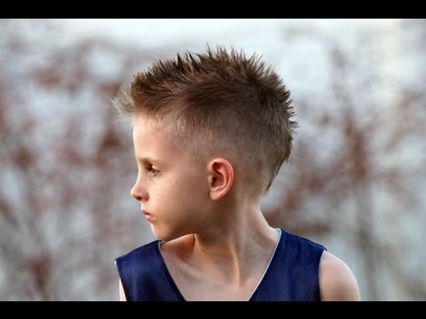 HOW TO CUT A Boy's Mohawk / Fohawk Hair CUT Tutorial...