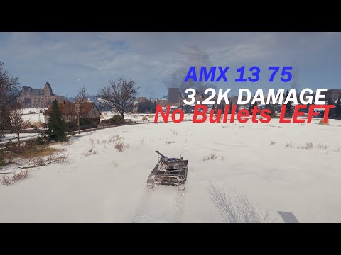 World of TANKS - AMX 13 75 - 3,2K SCHÄDEN-- KEINE KUGELN LINKS-Welt der Panzer