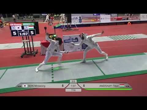 2024 113 T16 05 M E Individual Cali COL GP GREEN SON KOR vs ANDRASFI HUN