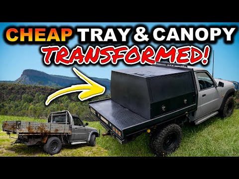 Under $5k for tray, canopy & 12V - How we did it! Rusty GU Coil Cab converted to off-road weapon!