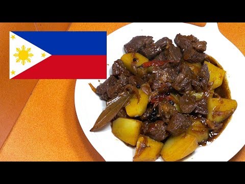 🔵 Spicy Beef Adobo - Beef Adobo - Filipino Recipes -...