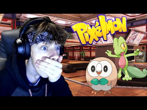 we got rowlet and treecko! {pixelmon episode 8}