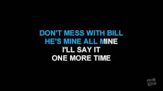 Don&#39;t Mess With Bill in the style of The Marvelettes karaoke video