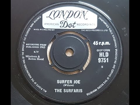 The Surfaris 'Surfer Joe' 1963 45 rpm