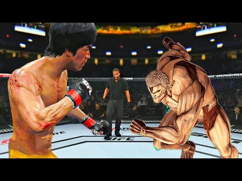 Bruce Lee vs. Attack Titan - EA Sports UFC 4 Rematch