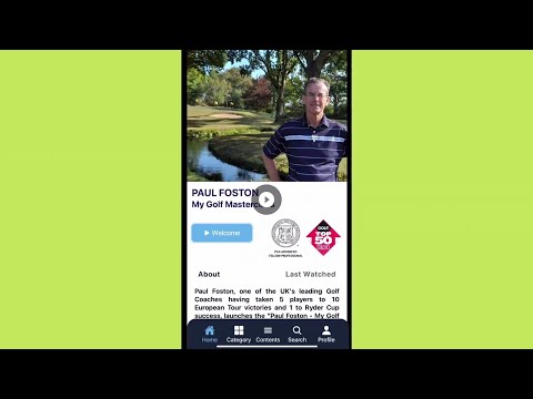 PAUL FOSTON Golf Masterclass Video