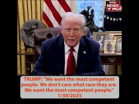Trump Presidential Memorandum aviation safety Biden DEI; most competent merit-based hiring not race