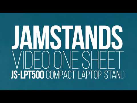 The JamStands JS-LPT500 Ergonomic Compact Laptop Stand from Ultimate Support