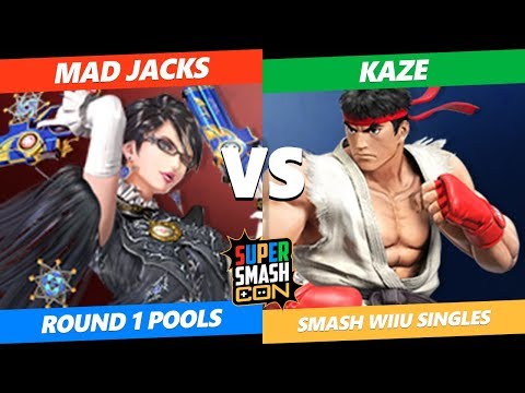 SSC 2019 SSB4 -  MadJacks (Bayonetta) VS  Kaze (Ryu) Smash WiiU Round 1 Pools