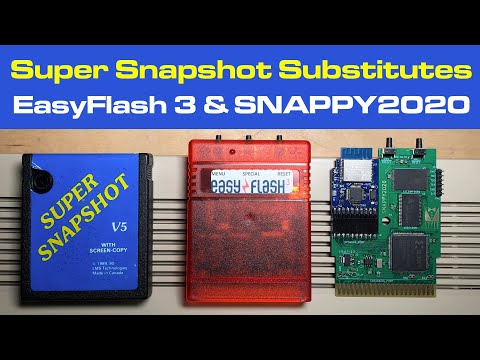 Super Snapshot Substitutes: EasyFlash 3 and SNAPPY2020