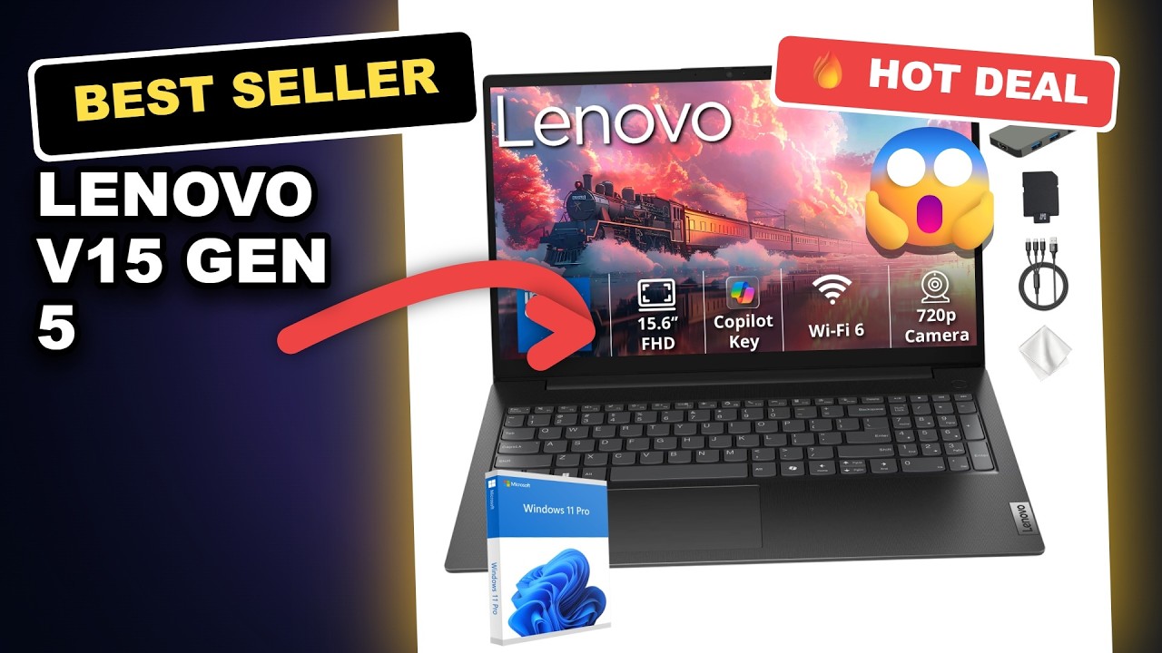 Lenovo V15 Gen 5 Business Laptop Tested: Is It Actually Worth It? review video