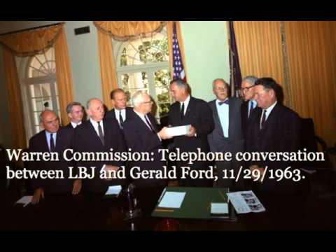 LBJ and Gerald Ford on the Warren Commission