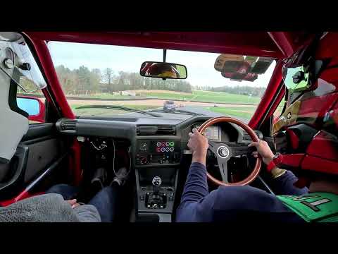 BMW E30 K24 Turbo DCT at Donington December 13th 2025