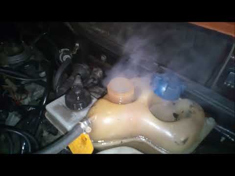 Abgas im Wasserkreislauf