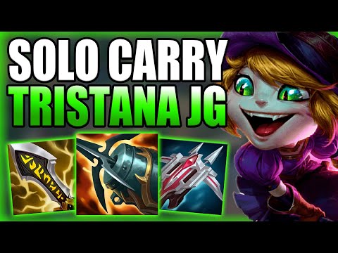 HOW TO PLAY TRISTANA JUNGLE & SOLO CARRY THE GAME! - Best Build/Runes S+ Guide - League of LEgends