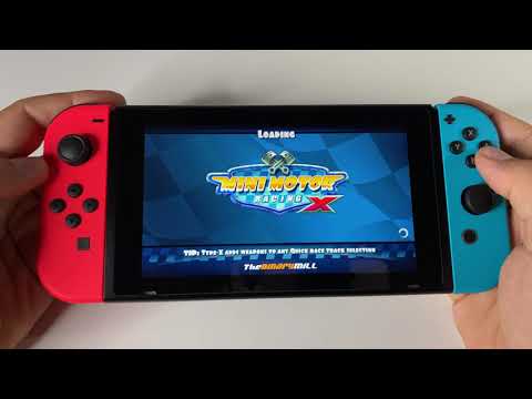 Mini Motor Racing X | Nintendo Switch handheld gameplay