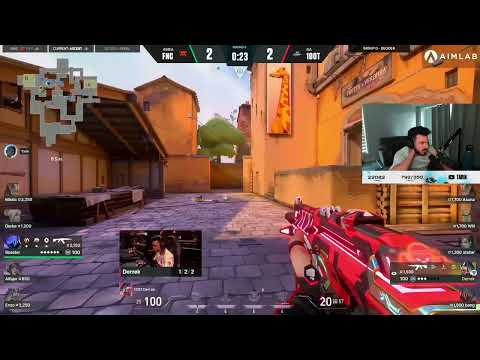 100T Derrek hospital flick snatch a round vs FNC Boaster - Tarik's reaction