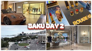 BAKU DAY 2 | FOUR SEASONS HOTEL BAKU | CRESCENT MALL | PORT BAKU MALL | FariaRaj