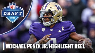 Michael Penix Jr. Highlight Reel: Atlanta Falcons select Washington QB at No. 8 | 2024 NFL Draft