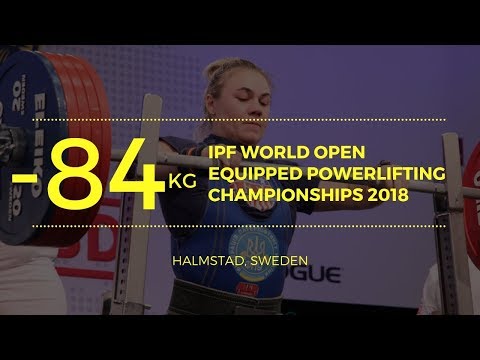 Women, 84 kg - World Open Equipped Powerlifting Championships 2018