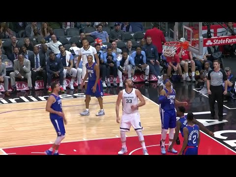 Marc Gasol hits a Fancy over-the-shoulder Hook shot & Gets Fouled | Los Angeles Clippers - 11/23/18