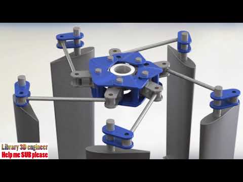 31. Voith-Schneider Full Size Kinematics || free download 3D model
