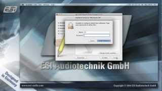 Video thumbnail for ESI Audio I MAYA44 USB - driver installation under Mac OS X by ESI Audiotechnik GmbH