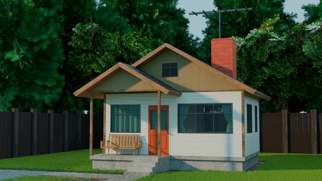 Modern Home 3D Model